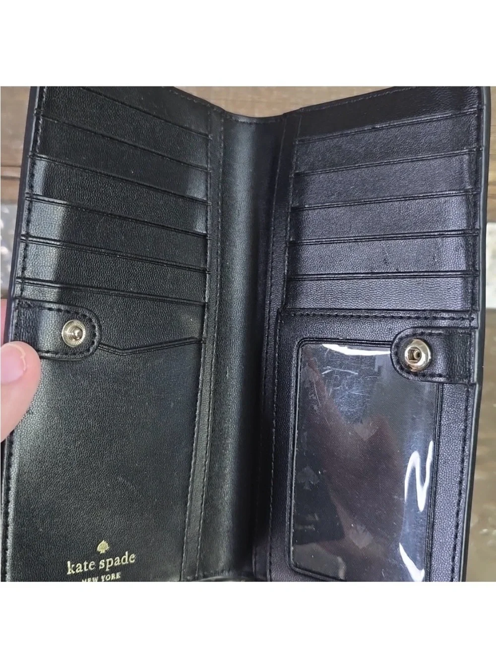 Kate Spade New York Staci Large Slim Bifold or a similar Continental Zip-Around - Picture 3 of 4